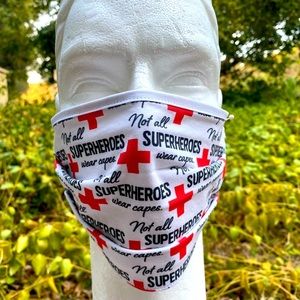 Hand made in USA 100% cotton face mask